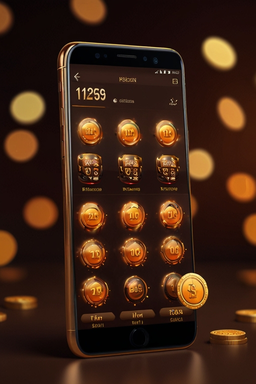 Smartphone mit Casino-App